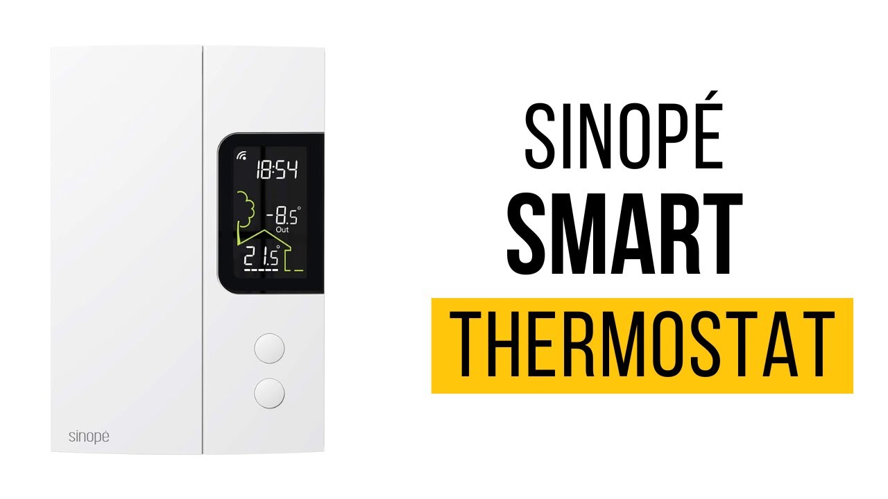 Sinopé Smart Wi Fi Thermostat for Electric Heating TH1123WF YouTube