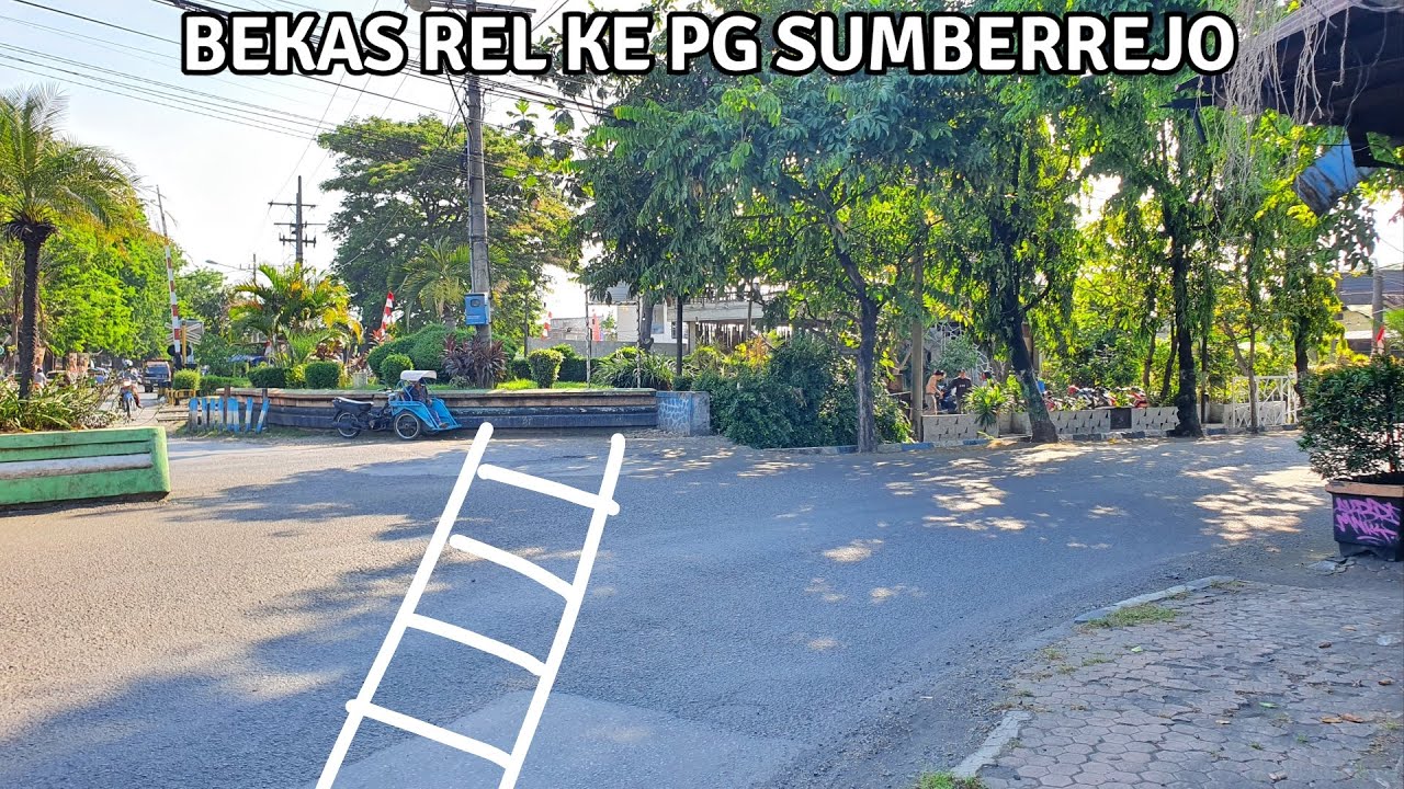 BERCABANG DARI JALUR 1 STASIUN BANGIL | REL KERETA API KE PG SUMBERREJO / PABRIK TEKSTIL KANCIL MAS