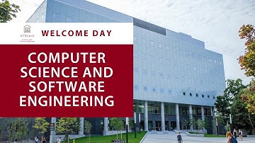 Welcome Day - Computer Science and Software Engineering