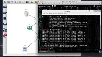 Pentesting a GNS3 topology