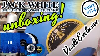 JACK WHITE LIVE #vinyl UNBOXING Third Man Records Vault 54 Supply Chain Issues Tour 2022
