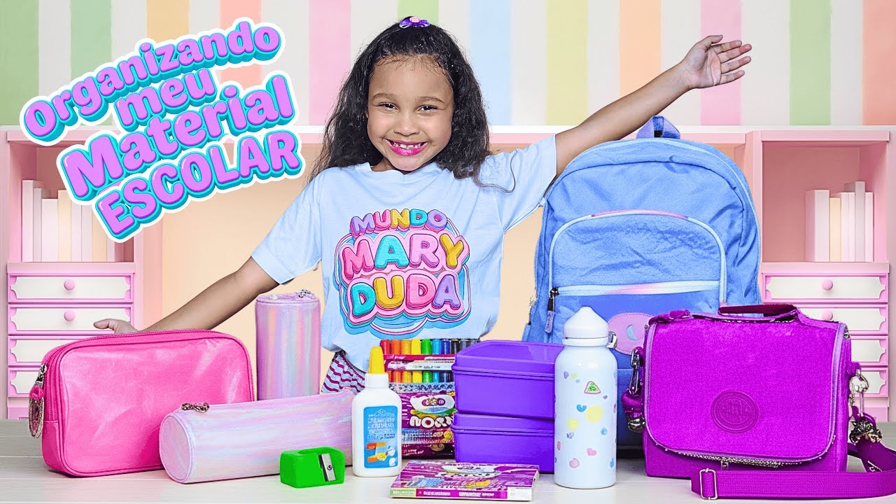 MOSTREI MEU MATERIAL ESCOLAR! | Tudo Lindo e Organizado 😍