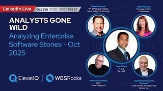 Analysts Gone Wild | Analyzing Enterprise Software Stories | Episode 36