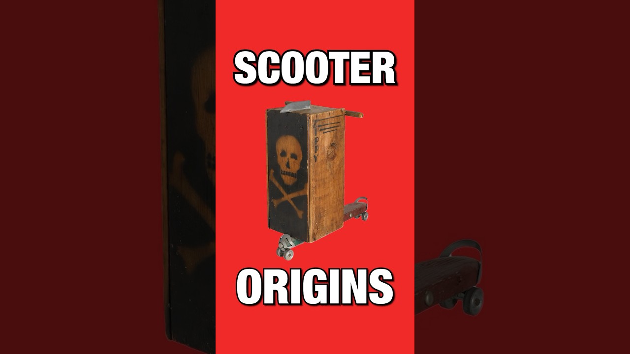 Did skateboarding originate from scooters?! 