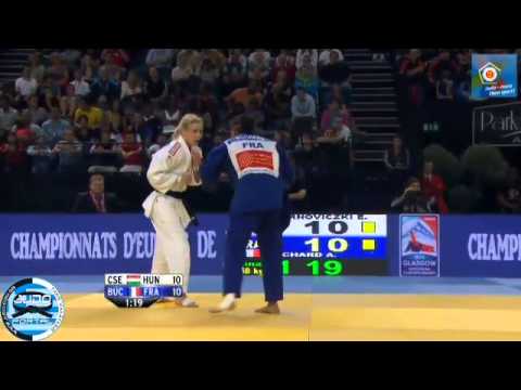 European Judo Championships Montpellier 2014 Final -48kg  CSERNOVICZKI Eva (HUN) - BUCHARD (FRA)