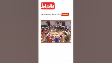 Developers Daily Routine 😮‍💨😵‍💫 #youtubeshorts #shorts #programming #coding #software #technology