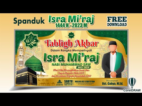 SPANDUK - BANNER ISRA MI&#39;RAJ 2023