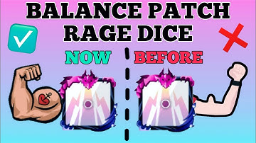 RAGE DICE GOT BALANCED 💪🏻 @DiceX-1 - Random Dice