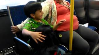 Wanda on the bus
