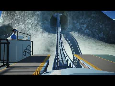 Mont Blanc - Intamin Mega Coaster - Planet Coaster (POV)