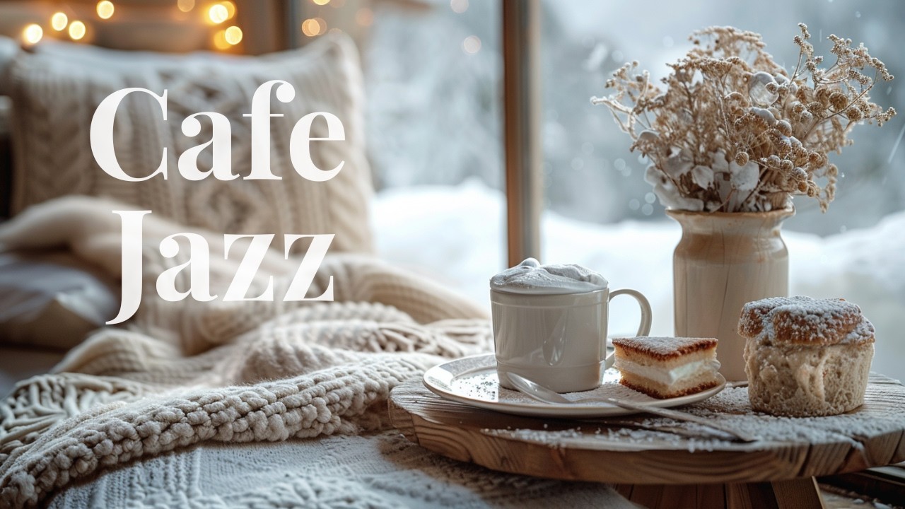 Playlist | Cozy Winter Lofi Jazz ❄️ | Soft Piano in a Warm Snow Cottage