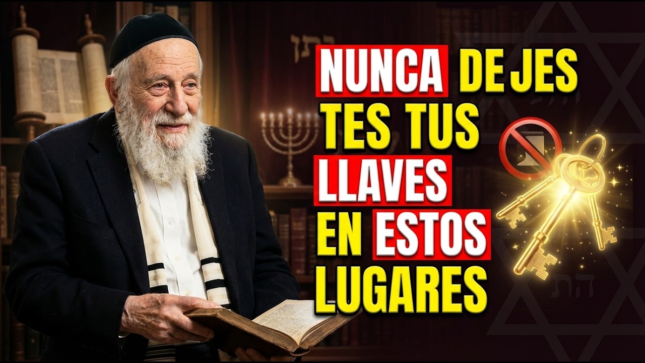NUNCA Dejes Tus LLAVES En ESTOS Lugares — Tu RIQUEZA Y SALUD Se DRENAN (RABINO Advierte)