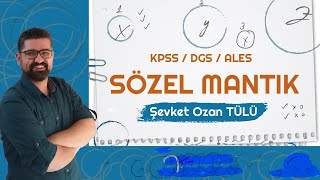 SÖZEL MANTIK - KPSS, ALES, DGS - DERS 4 - OZAN TÜLÜ