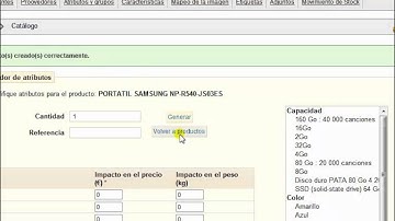 Prestashop: como agregar atributos y características a los productos