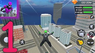 super rope hero flying game playthrough screenshot 2