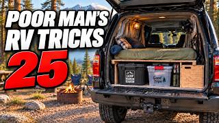 25 POOR MAN’S RV Tricks That Make $15,000 Camper Upgrades Look Like a Scam