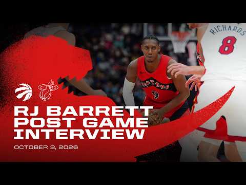 RJ Barrett | Pre Season vs Miami Heat | October 03, 2026