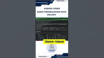 Video Course - Basic Programming With Golang ​#kursuscoding #golanguage  #kelasonline