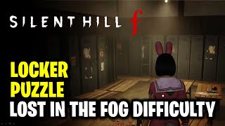 Locker Puzzle - All Middle School Locker Codes | Lost in the Fog Difficulty | Silent Hill f