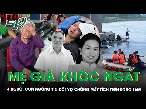 Heartbreaking scene of elderly mother sobbing, 4 children wait for news of couple missing on the ...