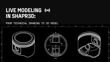 Modeling Live Stream: from technical drawing to 3D model