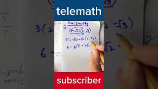 Solved Radical Product