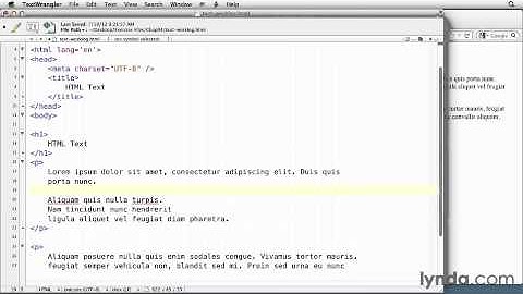 Lynda.com HTML Essential Training