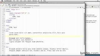 Lynda.com HTML Essential Training