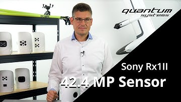 Sony RX1-RII camera payload with Quantum-Systems TrinityF90+