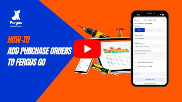 Adding Purchase Orders To Fergus Go | How-To