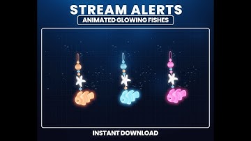 Fish Alerts Stream Alerts for OBS & Twitch | Animated Stream Alerts