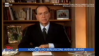 Addio a Silvio Berlusconi, aveva 86 anni - La Vita in diretta - 12/06/2023