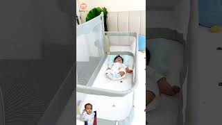 baby co sleeping cot bumper cosleeping bedsidecrib baby sefty cars shortvideo daily