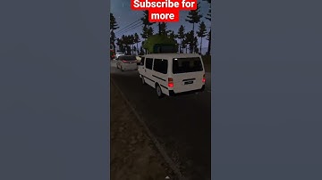 #shorts | Toyota Hiace 1992 Mod | Bussid | My favourite van mod | Android game | 3D game | Best game