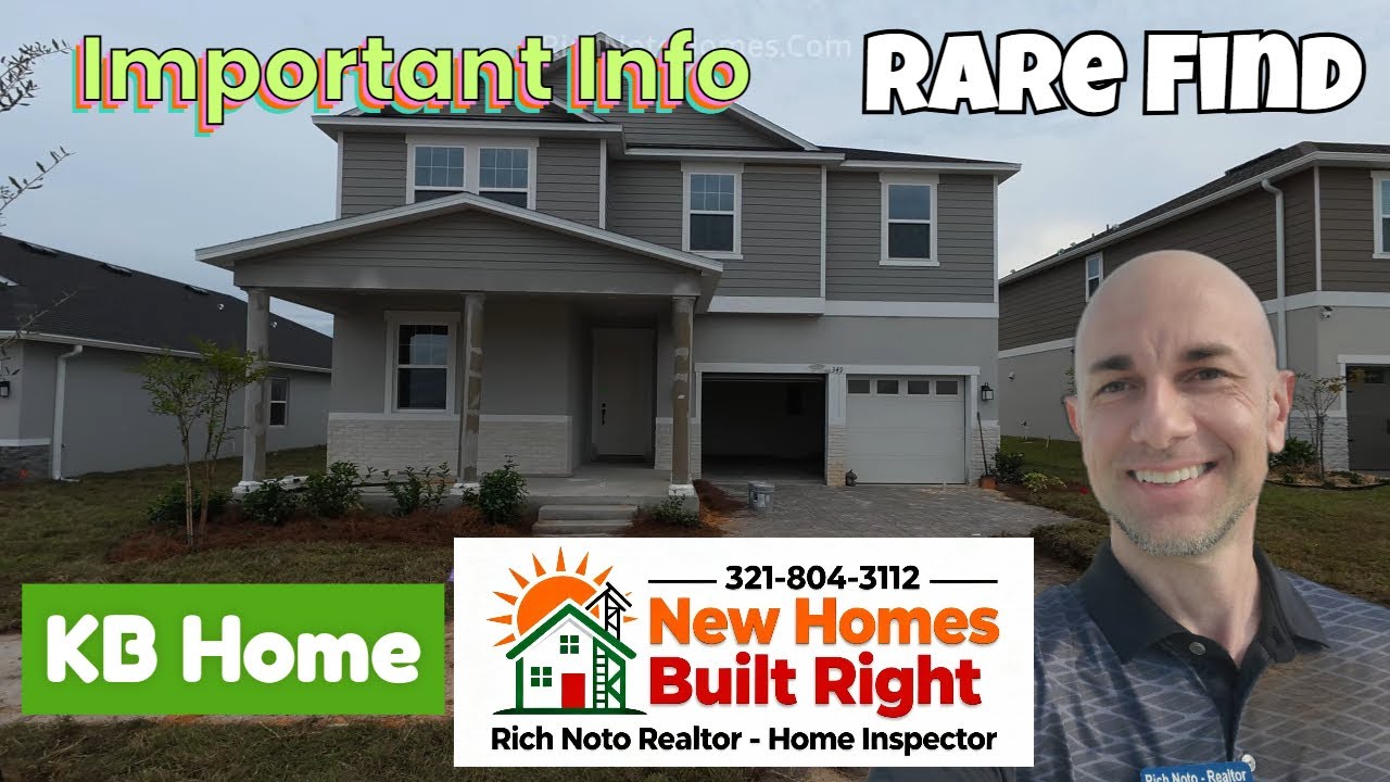 KB Home Plan 3016 KB at Home Cypress Bluff in Groveland Florida. General Inspection Advice