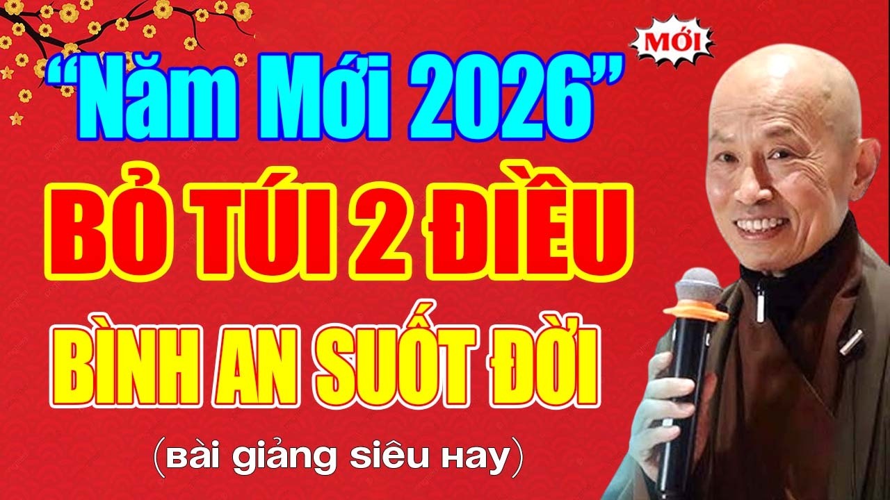 2 Điều Giúp Bạn BÌNH AN SUỐT ĐỜI (Ai Cũng Nên Nghe) - HT. Phước Tịnh.