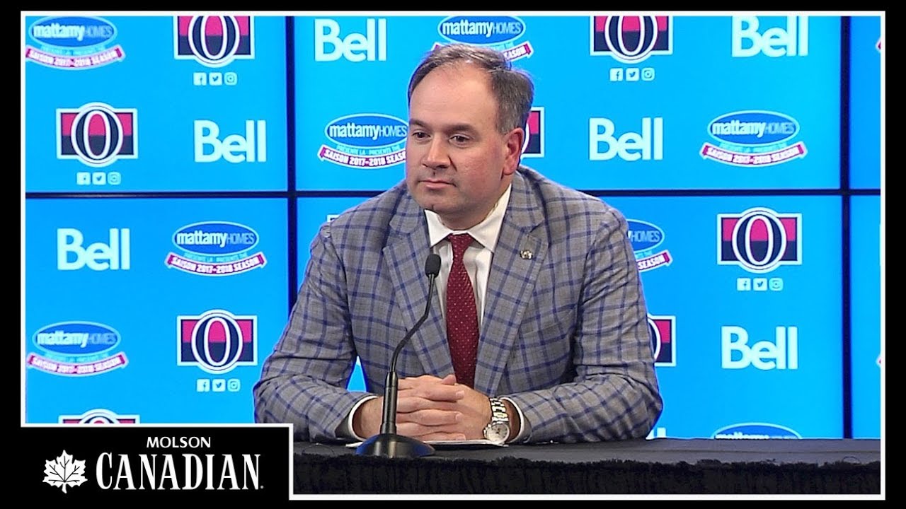 Trade Deadline Press Conference - Pierre Dorion