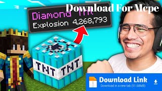 How To Download @AnshuBisht Minecraft But TNT Drops Op Items Mod Download Link For Mcpe