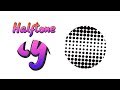How to apply halftone effect to text in Adobe Illustrator