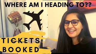 Tickets Booked To Dream Destination Travel Vlog Coming Up Sb Presents