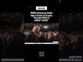 WOW: Democrat holds sign in front of Trump; "BLACK PEOPLE AREN'T APES"