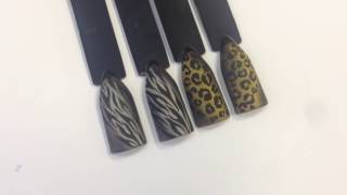 Дизайн ногтей Леопард, тигр