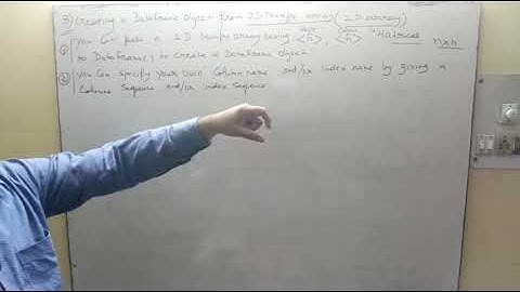 Python | Creating a DataFrame Object from a 2D Numpy Array | Class 12 I.P.