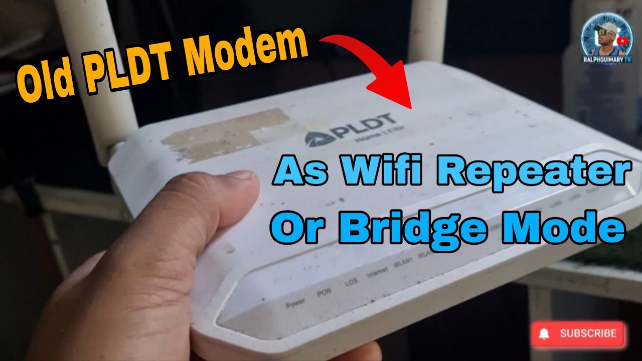 OLD PLDT modem as External router or Wifi Extender | Tagalog Tutorials ...