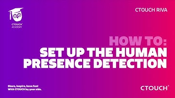 How to setup the Human Presence Detection?