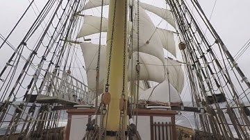 SV James Craig (1874) in Bass Strait in 2019