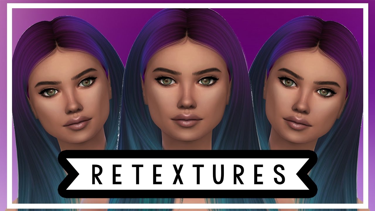 The Sims 4 Cc Hair Retextures Full Cc List 25 Hairs Youtube