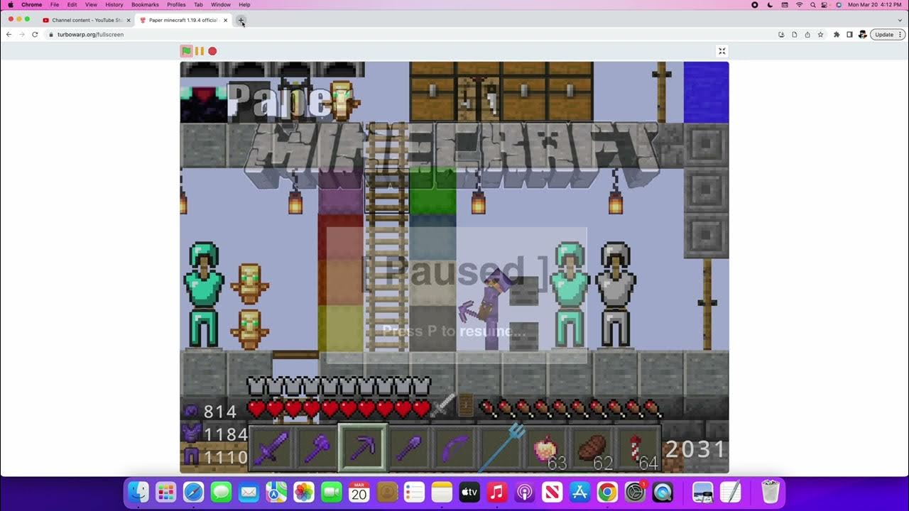 How to download and play paper minecraft 1 19 youtube
