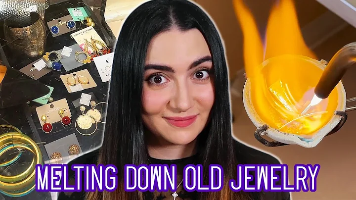 Melting Thrift Store Jewelry Into New Jewelry