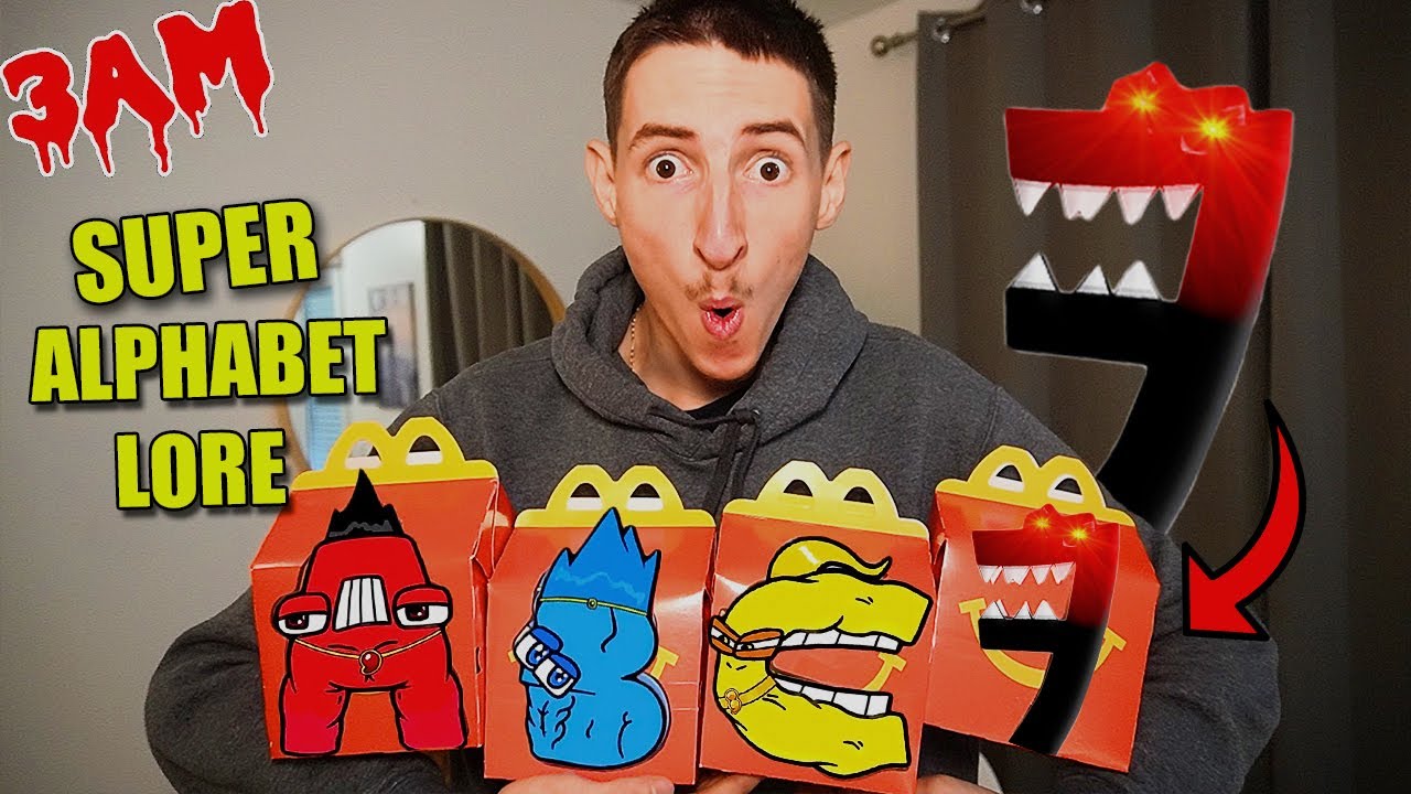 NE JAMAIS COMMANDER LE HAPPY MEAL SUPER ALPHABET LORE  À 3H DU MATIN !! (mauvaise idée...)